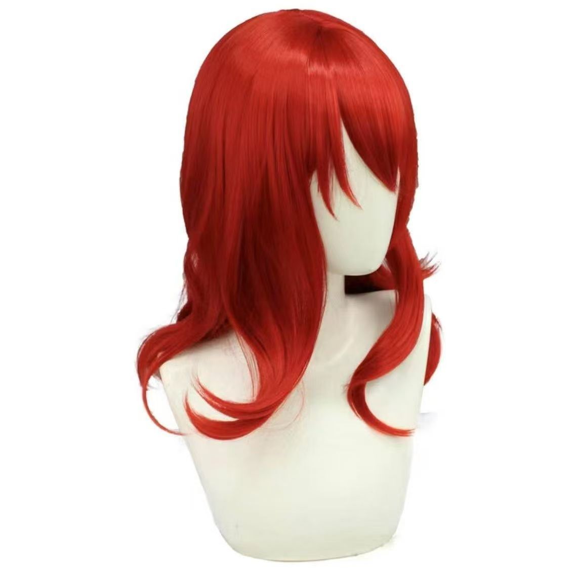 Hair Care In Japan - ぼっち・ザ・ロック！ 北国優子 コスプレウィッグ 赤髪 サイドポニーテール付き イージーケア