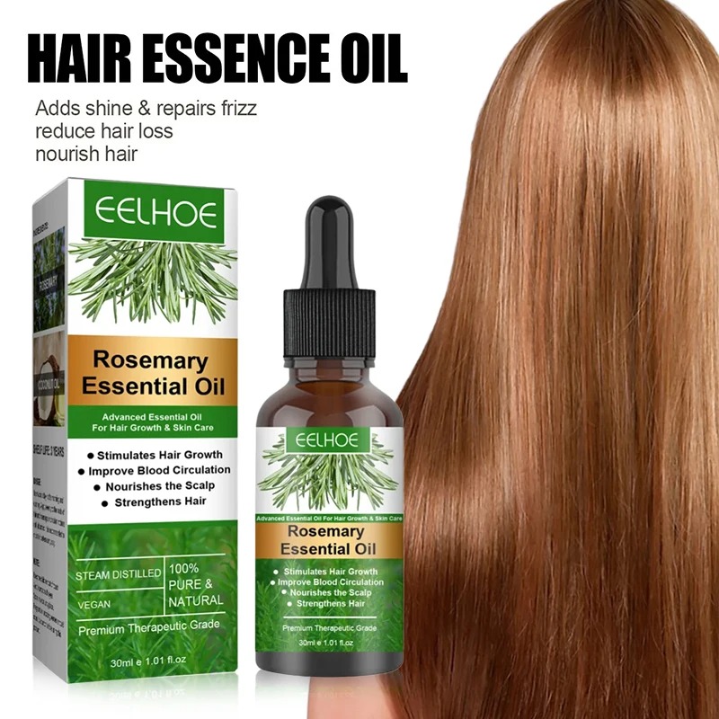 Caffeine Hair Serum - 育毛血清高速成長ヘアケアセットエッセンシャルオイル濃密な再成長ローズマリー髪の再生促進女性男性