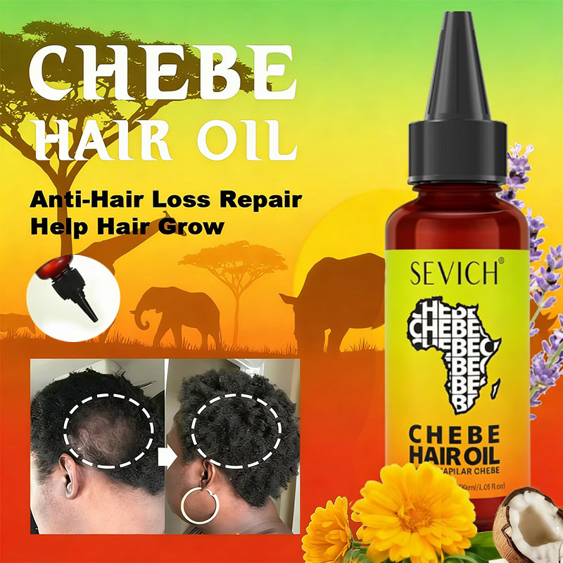 Caffeine Hair Serum - チェベ高速育毛オイル アフリカ 脱毛症 チェベオイル 栄養補給 ダメージヘア修復トリートメントオイル