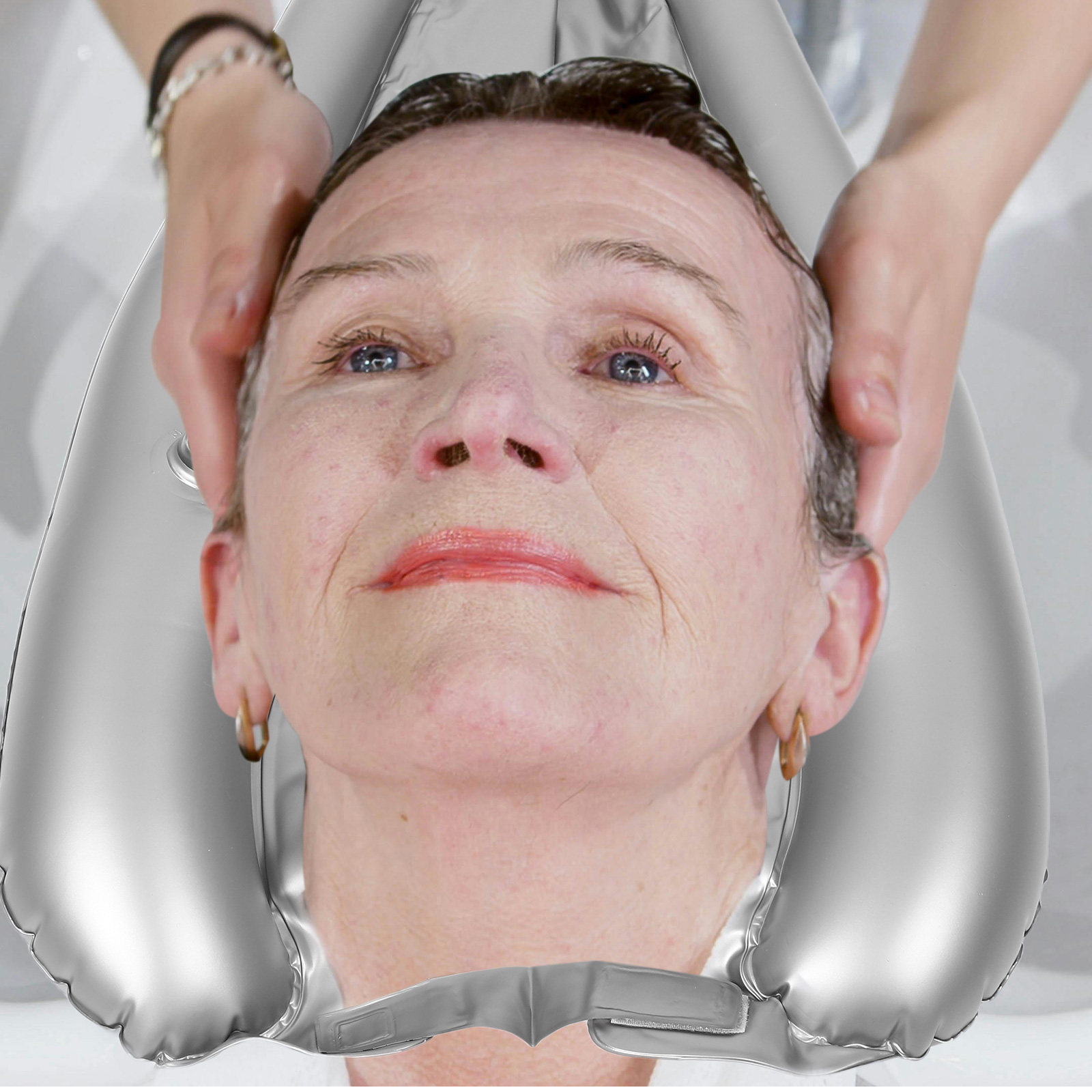 Hair Care Hospital - PVC製インフレータブルヘアウォッシュ洗面器、クイックインフレータブルポータブルシャンプーボウル、家庭、サロン、病院、寝たきり患者、障害者ケア用
