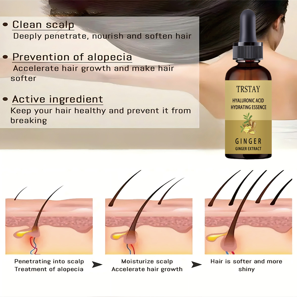 育毛血清抗脱毛予防脱毛症液体ダメージ毛修復成長が速くなる - Caffeine Hair Serum のレビューと価格