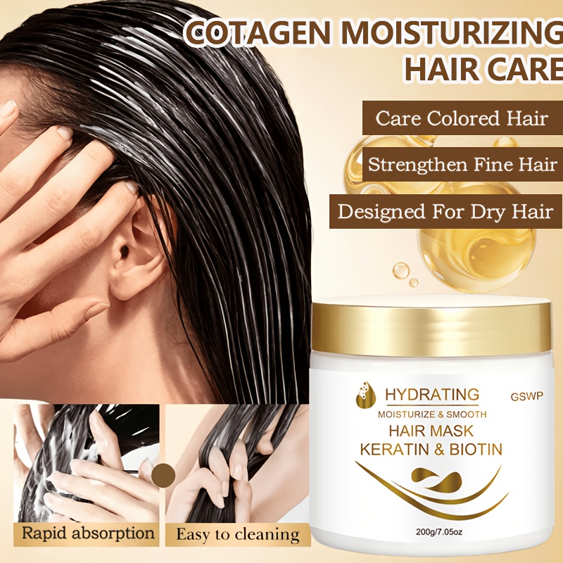 GSWP ケラチン モイスチャライジング ヘアマスク、髪を優 - Hair Care Keratin のレビューと価格