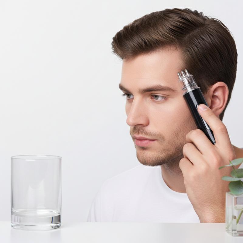 1 セットエッセンシャルオイル液体ガイドマッサージャーポータ - Hair Care Essential Oil のレビューと価格
