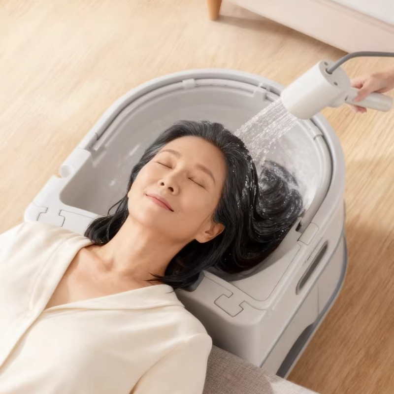 ポータブル洗髪台、高齢女性や寝たきり患者用シャンプーチェアト - Hair Care Hospital のレビューと価格