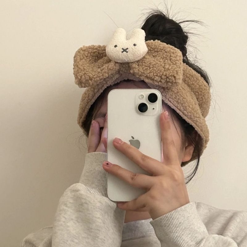 漫画風のかわいい新しい洗顔用蝶ネクタイ、伸縮性のあるヘアタイ - Hair Care In Japan のレビューと価格