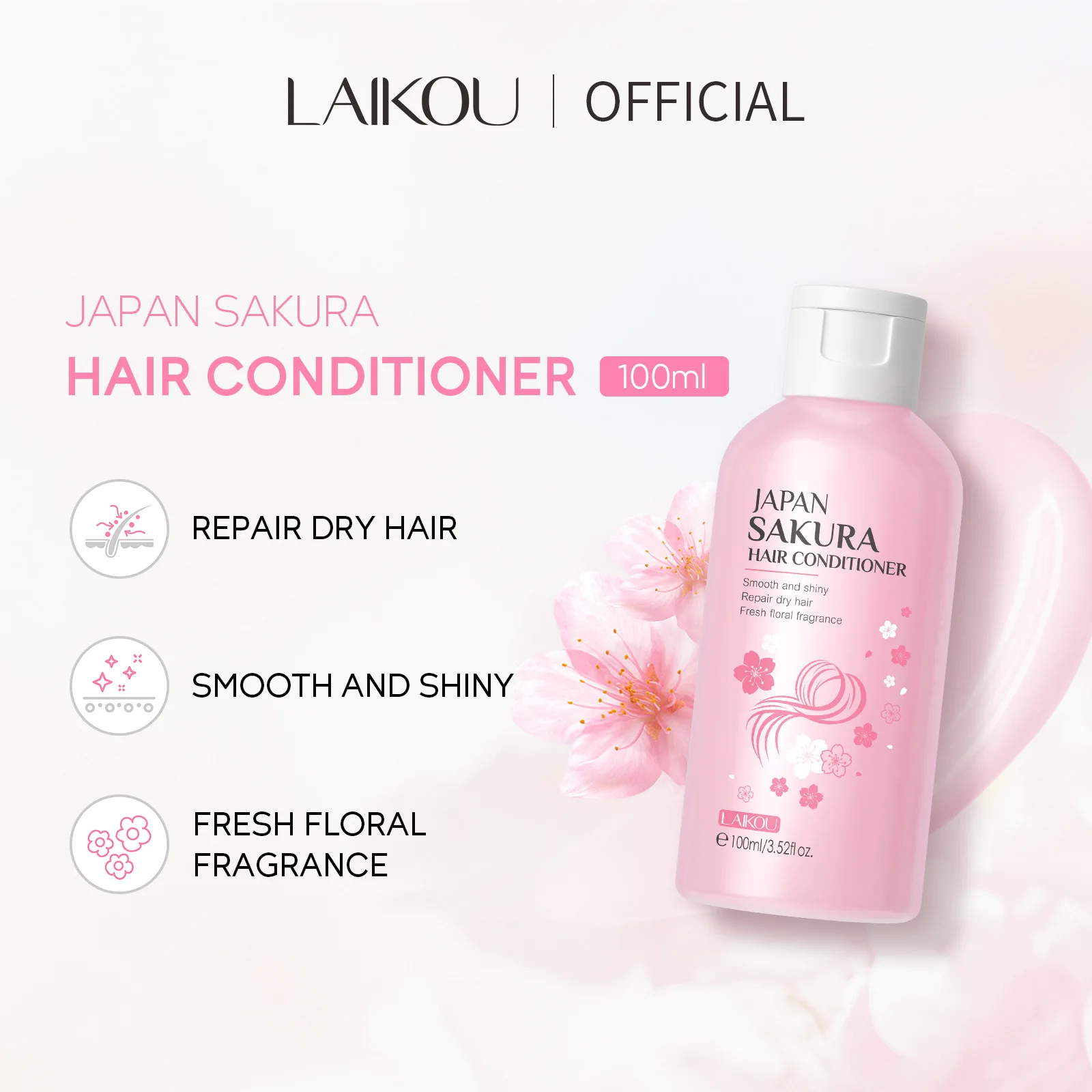 LAIKOU 日本桜シャンプーまたはヘアコンディショナー複合 - Hair Care In Japan のレビューと価格