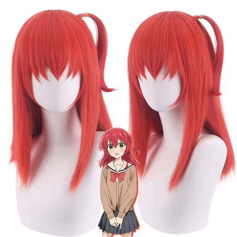 ぼっち・ザ・ロック！ 北国優子 コスプレウィッグ 赤髪 サイ - Hair Care In Japan のレビューと価格