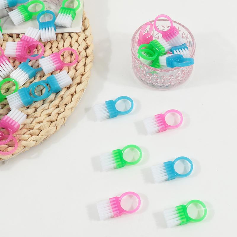 Z. 10個入りミニリングネイルダストクリーニングブラシ、柔 - Hair Care Zone のレビューと価格