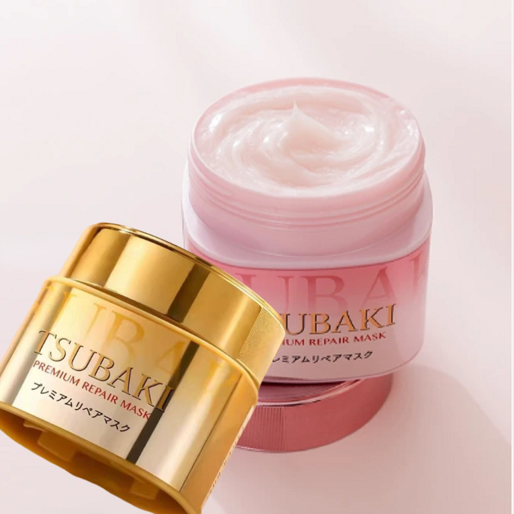 日本ツバキ プレミアムリペアリングヘアマスク - ピンク限定 - Hair Care In Japan のレビューと価格
