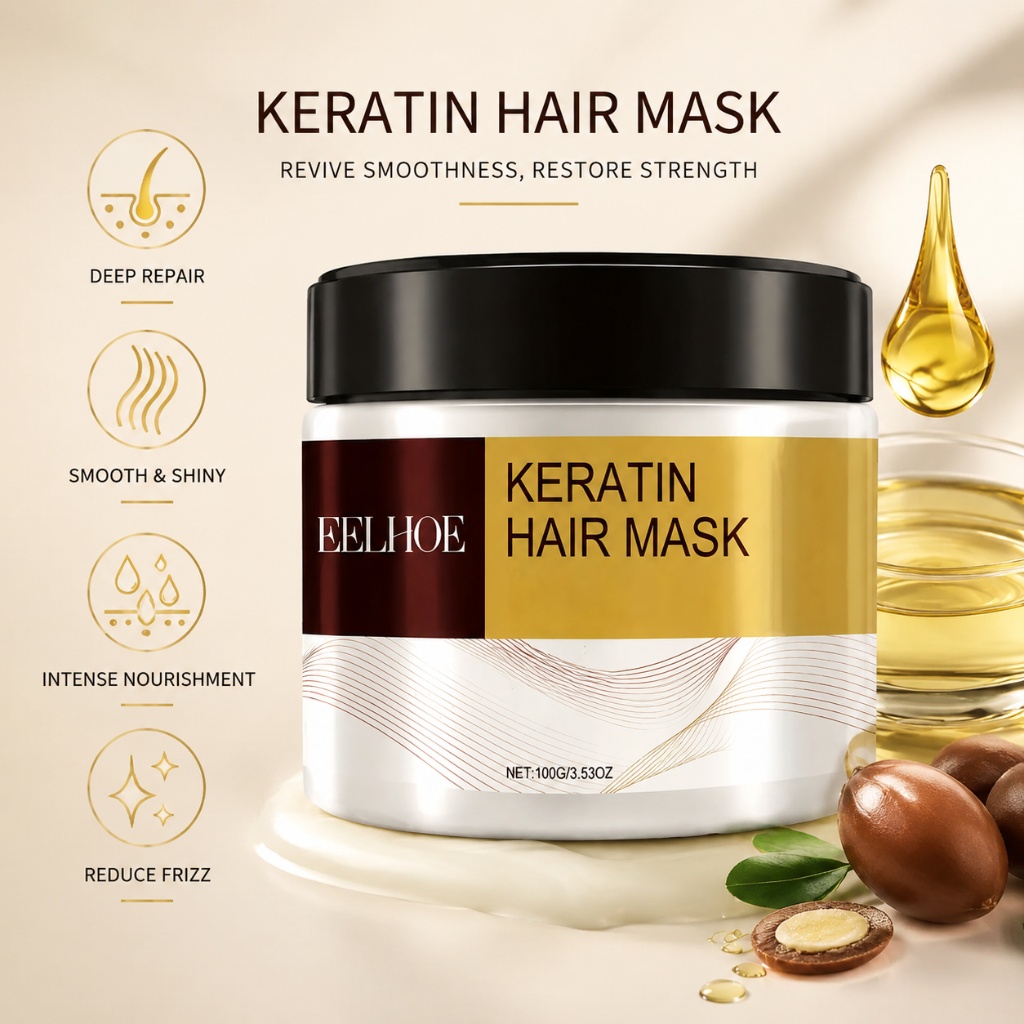 ケラチンヘアマスク アルガンココナッツオイル コラーゲン ダ - Hair Care Keratin のレビューと価格