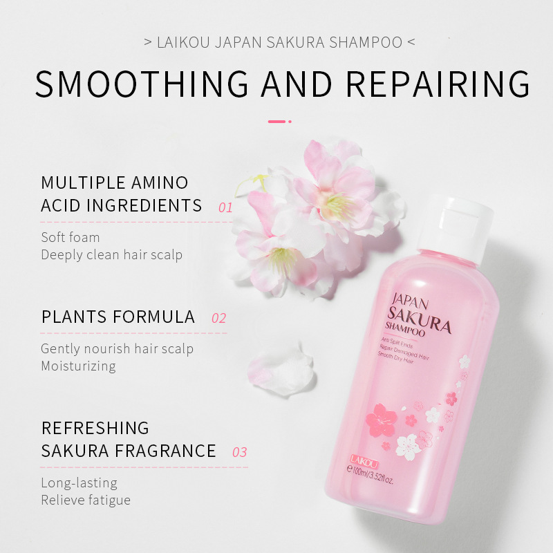 LAIKOU 日本さくらシャンプー修復ダメージヘア保湿栄養抗 - Hair Care In Japan のレビューと価格