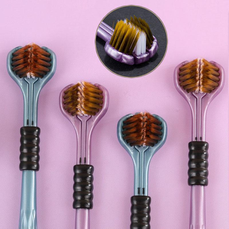 Z.2pcs 3D ステレオ三面歯ブラシ超微細ソフトヘア大人 - Hair Care Zone のレビューと価格