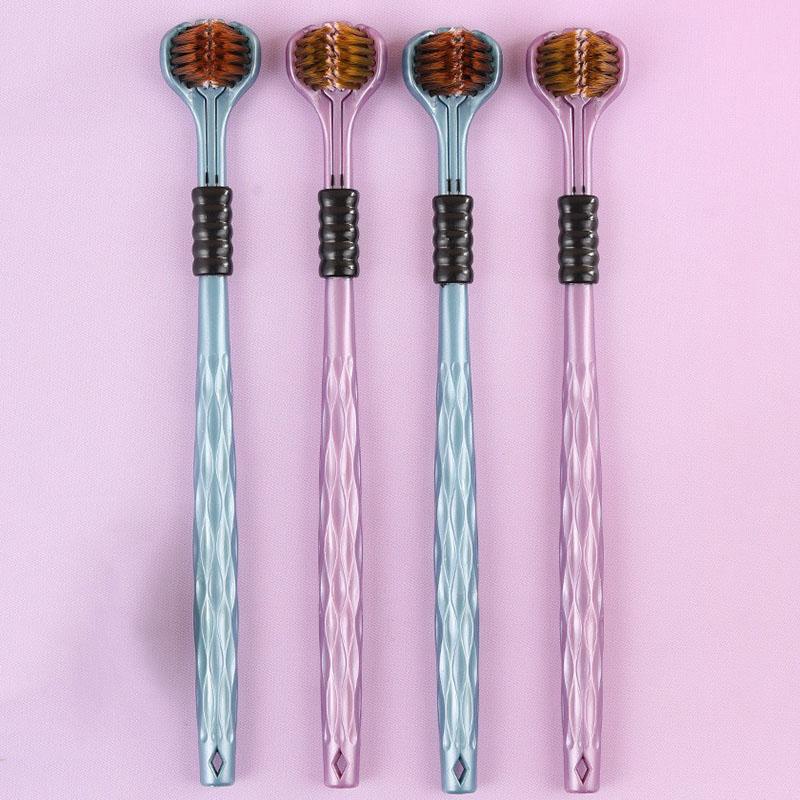 Z.2pcs 3D ステレオ三面歯ブラシ超微細ソフトヘア大人 - Hair Care Zone のレビューと価格