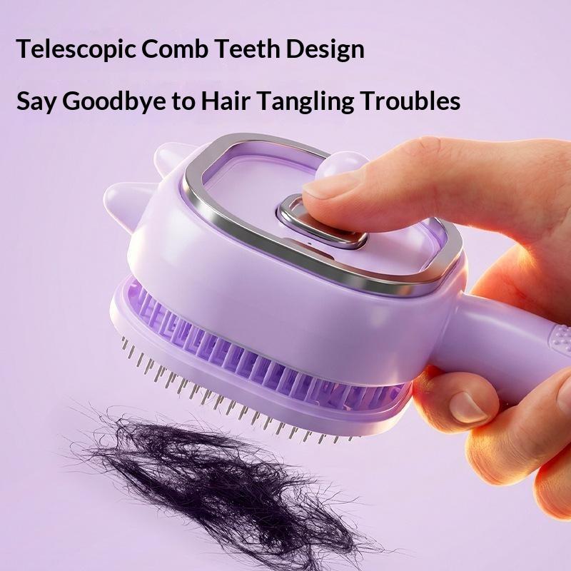 【H】1個入り 可愛い猫耳型電動スプレーヘアブラシ 赤色ライ - Hair Care Essential Oil のレビューと価格
