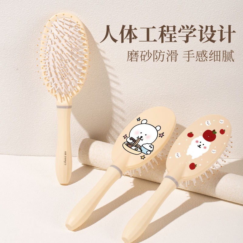 ホットチイカワエアクッションコーム、静電気防止ソフト歯ヘアブ - Hair Care In Japan のレビューと価格
